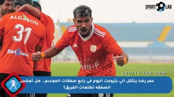 عمر رضا ينتقل إلى بتروجت اليوم في رابع صفقات الموسم.. هل تعكس الصفقة تطلعات الفريق؟